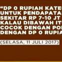 Mustahil Rakyat Penghasilan Rendah Miliki Rusunami Dengan DP 0 Rupiah