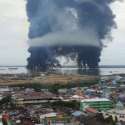 Kebakaran Di Perairan Dermaga Telaga Emas-Balikpapan Memakan Korban