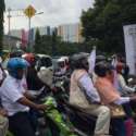 Teriakan 'Prabowo Presiden' Menggema Sepanjang Jalan Rawasari