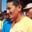 Sandiaga Jogging Sampai TPST Bantar Gebang
