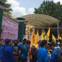 Ratusan Mahasiswa PMII Tuntut Revisi UU MD3