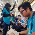 KCI Rayakan Hari Buku Sedunia Di Dalam KRL