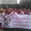Relawan Pawai #2019TetapJokowi Di CFD