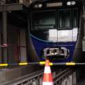 1 Rangkaian Kereta MRT Sudah Tiba Di Lebak Bulus