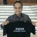 Demokrat Pamer Kaos #2019PemimpinMuda Di Gedung Dewan