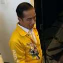 Pakai Jaket Kuning, Jokowi Bukber Dengan Golkar