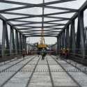 Jembatan Cincin Lama Yang Runtuh Bisa Dilalui H-10 Lebaran
