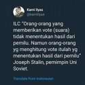 Postingan Karni Ilyas Pesan Keras Buat KPU