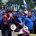May Day Sempat Diwarnai Adu Jotos Di Sekitar Monas