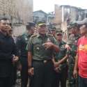 Kodam Jaya Akan Bangun Rumah Korban Kebakaran Bidara Cina