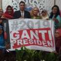 Di Acara Kawinan Pun Terbentang Tagar <i>#2019GantiPresiden</i>