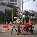 50-an Pecinta Sepeda Berkumpul Di Bundaran Hotel Indonesia