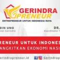 Gerindra Luncurkan Gerakan Gerindrapreneur