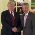 PM Lee Dan Presiden Trump Berjabatan Tangan Sebelum Makan Siang