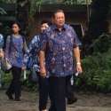 SBY Dan Keluarga Mencoblos Di Sekolah Alam Cikeas