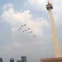 Ratusan Masyarakat Kaget, Ada Pesawat Tempur Terbang Rendah Di Monas