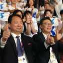 Dua Dubes Korea Sapa Pendukung Tim Basket Korea Bersatu