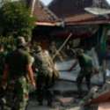 Puing Bangunan Akibat Gempa Mulai Dibersihkan