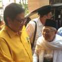 Airlangga Sambut Hangat Ma'ruf Amin