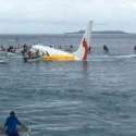 Pesawat Air Niugini Jatuh Di Laguna