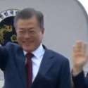 Presiden Moon Jae-in Tiba Di Seoul