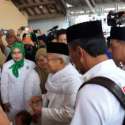 Kunjungi Purwakarta, Ma'ruf Amin Disambut Ribuan Santri