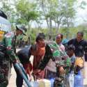 TNI Bantu Air Bersih Korban Gempa Palu