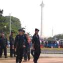 Monas Dijaga Ketat Pasukan Brimob, Ada Mobil Pengurai Massa