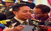 Jenderal Andika Perkasa Hadapi Wartawan