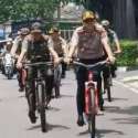Gowes Sepeda, Kapolrestabes Bandung Cek Jalur Bandung Lautan Sepeda