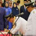 Lantik Bupati Dan Wabup Inhil, Ini Pesan Plt Gubernur Riau