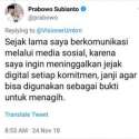 Ketika Prabowo Berinteraksi Dengan Warganet, Inilah Yang Terjadi