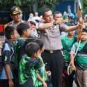 Hapus Kesan Sangar, Polisi Bandung Gelar Lomba Panahan Anak-Anak