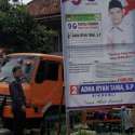 Melanggar, Ratusan Alat Peraga Kampanye Dicopot