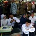 Hujan Rintik-Rintik Tidak Mengurangi Antusias Peserta Nikah Massal