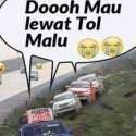 Ada Mobil Lewat Tol, Ada Mobil Lewat Rumput, Mau Pilih Mana?