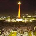 Foto Massa Reuni 212 Padati Monas Malam Hari Hoax