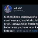Harusnya Andi Arief Diapresiasi, Bukan Dizalimi
