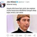 Jelang Debat Capres, Jokowi Unggah Foto Pakai Blangkon Disertai Kalimat Bijak