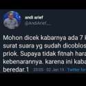 Twit Andi Arief Tentang Warning Tujuh Kontainer Surat Suara Dihapus