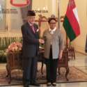 Retno Marsudi Terima Tamu Kehormatan Menlu Oman