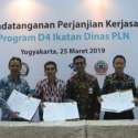 PLN Dan Empat Perguruan Tinggi MoU Program Pendidikan D4 Ikatan Dinas