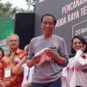 Jokowi Minta Warga Tunjuk Jari Saat Peresmian MRT