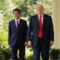 Presiden Trump Sambut PM Jepang Di Gedung Putih