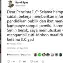 Cutinya Habis Pengumuman Pemilu Saja, Datuk Karni Ilyas