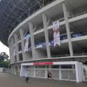 Persiapan Kampanye Akbar, Dinding Stadion GBK Dipenuhi Spanduk Prabowo-Sandi