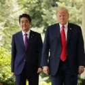 Bertemu Shinzo Abe, Donald Trump Bahas Korea Utara