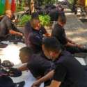 Ratusan Anggota Brimob Sumut Stand By Di Taman Suropati