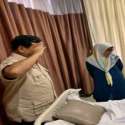 Prabowo Jenguk Jenderal George Toisutta Yang Dirawat Karena Kanker Usus