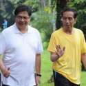Jokowi Masih Butuh Kepemimpinan Airlangga Di Golkar